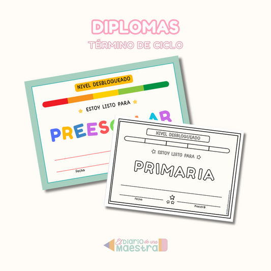 DIPLOMAS TÉRMINO DE CICLO