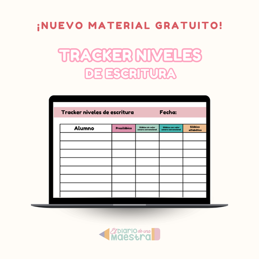 Tracker para niveles de escritura