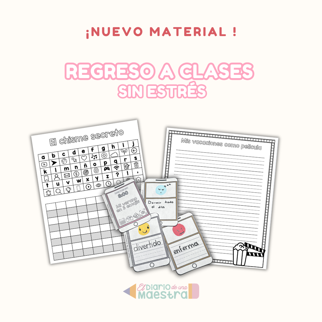 Regreso a clases (3 actividades)