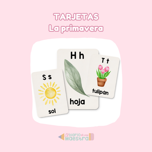 Tarjetas PRIMAVERA Versión 2